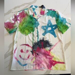 Pacsun Men’s Multicolor Abstract Print Shirt